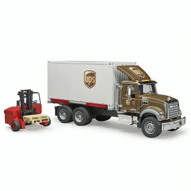 Camión Mack UPS & Carretilla Elevadora Escala 1:16 (Modelo Descontinuado) - KATZER